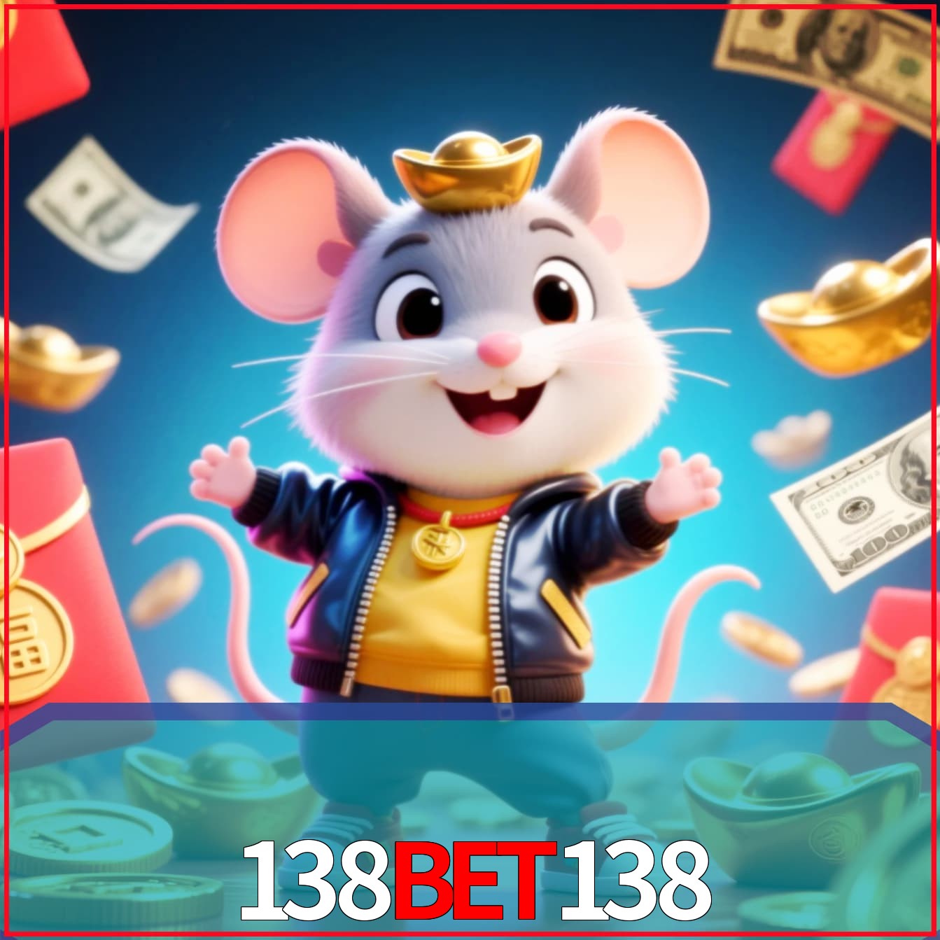 Slot machine 3D icon with number 7 and 1